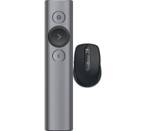 Logitech Spotlight Presentation Remote Pelēks (910-004861) + Mx Anywhere 3s Graphite (910-006929)