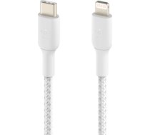 Kabelis Usb Belkin Usb-c - Lightning 2 M Balts (caa004bt2mwh)