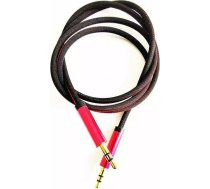 Mocco Textile Premium AUX Cable 3.5 mm -> 3.5 mm 1m Red