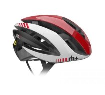Rh+ Ķivere Velosipēdu Z Alpha Mips Shiny Red-shiny White-matt Black Izm.xs/m (ehx6071)