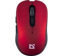 Pele Defender Pele Bezvadu Defender Gassa Mm-105 Optiskais Bezklikowa Silent 1600dpi Sarkans