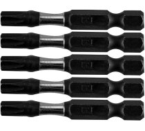 Komplekts Biti Trieciena S2, 50 Mm, T30, 5 gab..