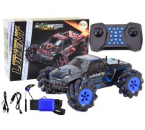 Remote Controlled Off-Road Car RC Drift Diagonally Driving Blue
