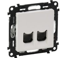 Legrand Ligzda Datoru Valena Life Dubults 2 X Rj45 Kat. 5e Balts (753141)