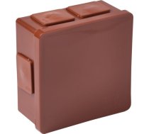 Viplast 002-02 Kārba N/t Brūna Bez Skavu Z Dławnicami Bezgwintowymi 6-wlotowa Wym/zew 86x86x40 Mm Ip55 Viplast 7939