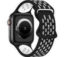 Beline Beline Siksna Apple Watch New Sport Silicone 42/44/45/49mm Melns-balts Black/white Box
