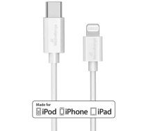 Mediarange Mrcs215 Kabelis Usb Usb 2.0 1 M Usb C Usb C/lightning Balts