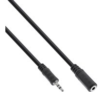 Kabelis Inline Jack 3.5mm - Jack 3.5mm 1m Melns (99934)