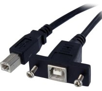 Kabelis Usb Startech Usb-b - 0.9 M Melns (usbpnlbfbm3)
