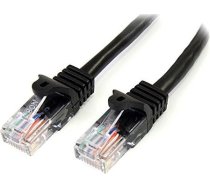 Startech Rj-45/rj-45 Kat.5e U/utp Melns 5m (45pat5mbk)