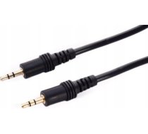 Kabelis Libox Jack 3.5mm - Jack 3.5mm 1m Melns (lb0061)