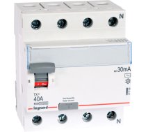 Legrand Slēdzis Diferenciālstrāvas 4p 40a 0,03a Tips Ac P304 - 411708