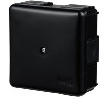 Elektro-plast Kārba N/t 6-caurumu, Skavas 5x2,5mm Melna Ep-lux Ip55 (0226-02)