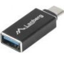 Adapteris Usb Lanberg Usb-c - Usb Melns (ad-uc-ua-02)