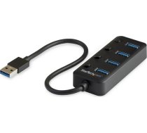 HUB USB StarTech 4x USB-A 3.2 Gen1 (HB30A4AIB)