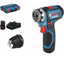 Urbjmašīna-skrūvgriezis Bosch Gsr 12v-35 Fc 12 V 2 X Akumulators 3 Ah (06019h3001)