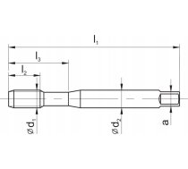 Fanar Vītņurbis M18x1,5 Ngmm/1 Din-2181d (6h) Hss