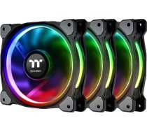 Ventilators Thermaltake Riing Plus 12 Led Rgb 3-pack + Hub (cl-f053-pl12sw-a)