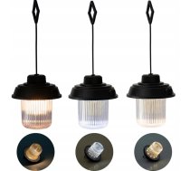 Lukturis Lampa Camping Usb 3 Veidi Gaismas Redcliffs Melns