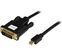 Kabelis Startech Displayport Mini - Dvi-d 2m Melns (mdp2dvimm6b)