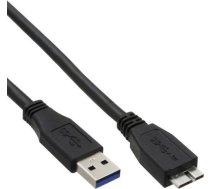 Kabelis Usb Inline Usb-a - Micro-b 1 M Melns (35410)
