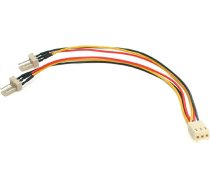 Startech 3-pin - 3-pin X2, 0.15m, Daudzkrāsains (tx3splitter)