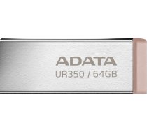 Flash zibatmiņa Adata Flash zibatmiņa Ur350 64gb Usb3.2 Gen2 Metāls Bršzowy