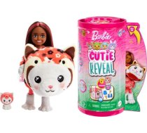 Lelle Barbie Mattel Cutie Reveal Chelsea Kaķēns-panda Sarkans (hrk28)