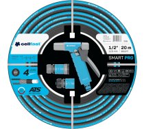 Cellfast šļūtene Dārza Smart Pro Ats 1/2" 20m (c13-490) Komplekts Zawiera: šļūtene Dārza Smart 1/2" 20mb, Smidzinātājs Pistoles Hydron, Ātrās savienošanas savienotāji Stop I Przelot Ideal