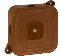 Viplast Kārba Virsmas Tukšs 4 Wlotów Viplast Vp-2 Brūna Ip44 85x85x35mm 027-02
