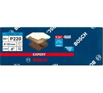 Slīpmašīna Bosch Bosch Expert C470 Sanding Sheet, 150mm, K220 Multi-hole (50 Pieces, For Eccentric Sanders)