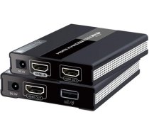 Techly Techly 104790 KVM Extender HDMI+USB po skrętce Cat6, do 60m, 1080p 60Hz