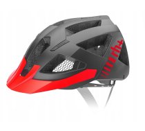 Ķivere Velosipēdu Zerorh+ Black Combo Matt Dark Grey Red Xs/m