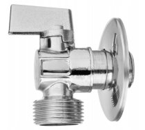 Invena Vārsts Lodveida Izslēgšanas Ar Metāla Pokrętłem Maisītājiem, Dolnopłuka vai Veļas Mazgājamās Mašīnas 1/2"x3/8", Hroms Zw-11-w10-c