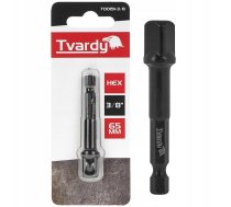 Adapteris Trieciena Hex 3/8" 65mm (10/40/320)