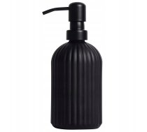 Dozators Ziepju Stikla Melns 400 Ml