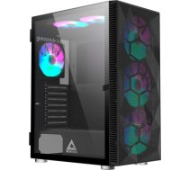 Korpuss Montech X3 Mesh Tg Rgb Melna