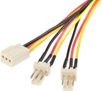 StarTech 3pin Molex, 0,3m (TX3SPLIT12)