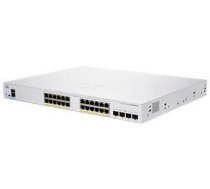 Cisco Cbs250-24p-4x-eu-rf Savienojumi Tīkla Pārvaldāmie L2/l3 Gigabit Ethernet (10/100/1000) Sudraba