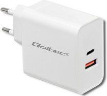 Lādētājs Qoltec 1x Usb-a 1x Usb-c 3 A (51715)