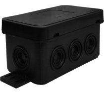 Viplast 038-05 Kārba Virsmas 8-wlotowa Wym/zew 80x45x41 Mm Ip54 Melna Viplast 2827