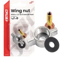 Uzgrieznis Kompresora Tauriņš M16 X 1.5 priekš 8mm Amio-04499