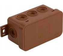 Viplast Kārba Virsmas tukšs 8 Wlotów Viplast V8 Klik Brūna Ip54 80x45x41mm 038-02