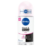 Nivea_invisible Black&white Antiperspirants Bumbiņā 48h Clear 50ml