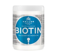 Kallos_biotin Beautifying Hair Mask Upiększająca Maska Matiem Vājiem I Pozbawionych Blasku 1000ml