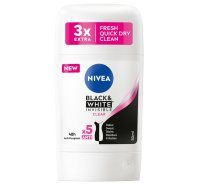 Nivea_black&white Invisible Clear Antiperspirants Zīmuļveida 50ml
