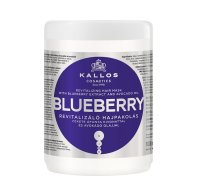 Kallos_blueberry Revitalizing Hair Mask With Blueberry Extract And Avocado Oil Rewitalizująca Maska matiem Z Extraktem Jagód I Olejem Avokado 1000ml