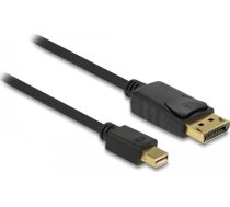 Kabelis Delock Displayport Mini - Displayport 5m Melns (83479)