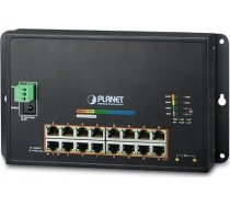 Switch Planet Planet Wgs-4215-16p2s Savienojumi Tīkla Pārvaldāmie L2 Gigabit Ethernet (10/100/1000) Obsługa Poe Melns
