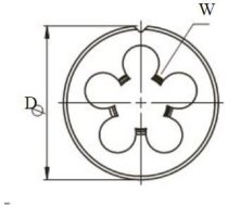 Fanar NarzynkaUNC 7/16-14 DIN-22568 (2A) HSS 800 (N1-121001-4130)